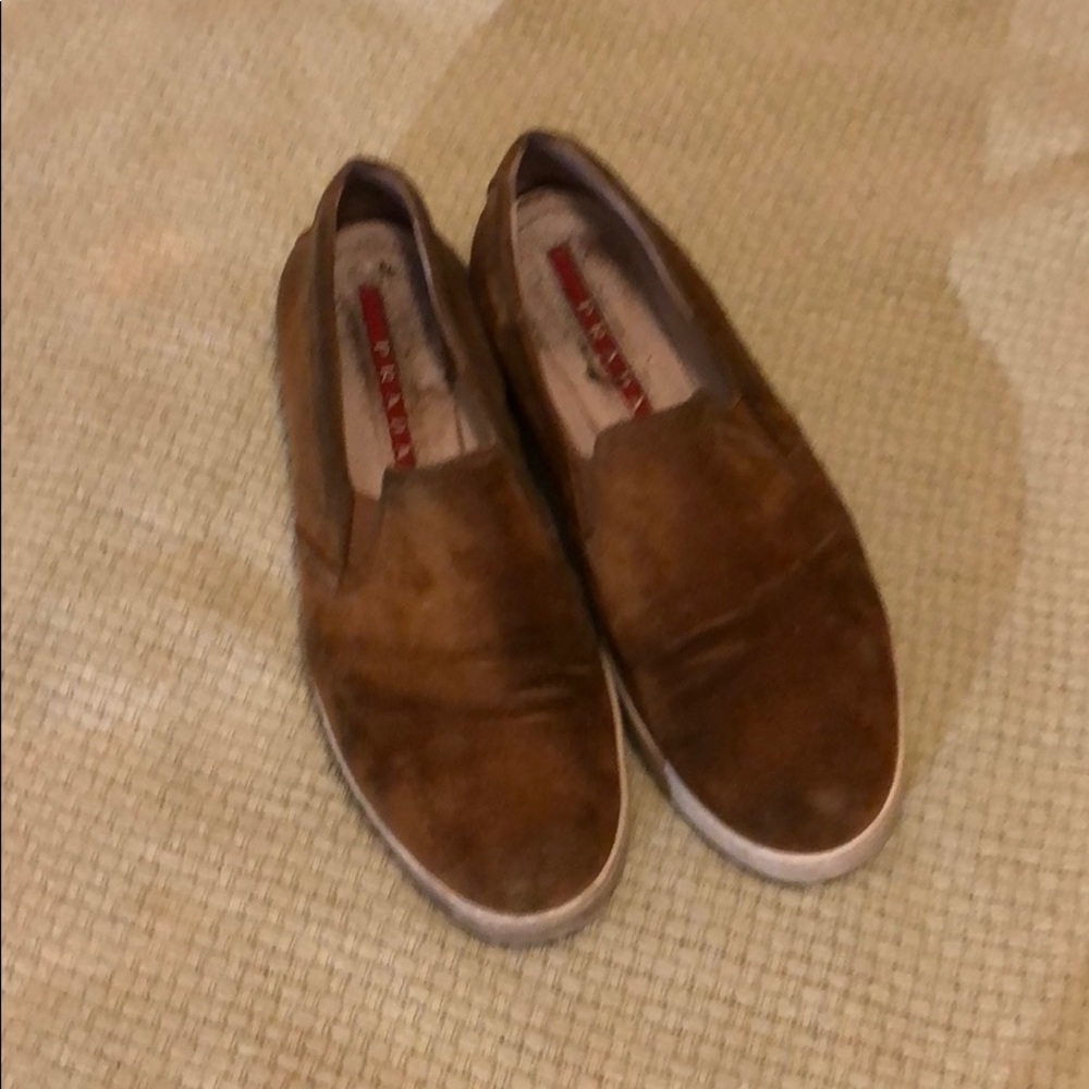 Prada slip ons